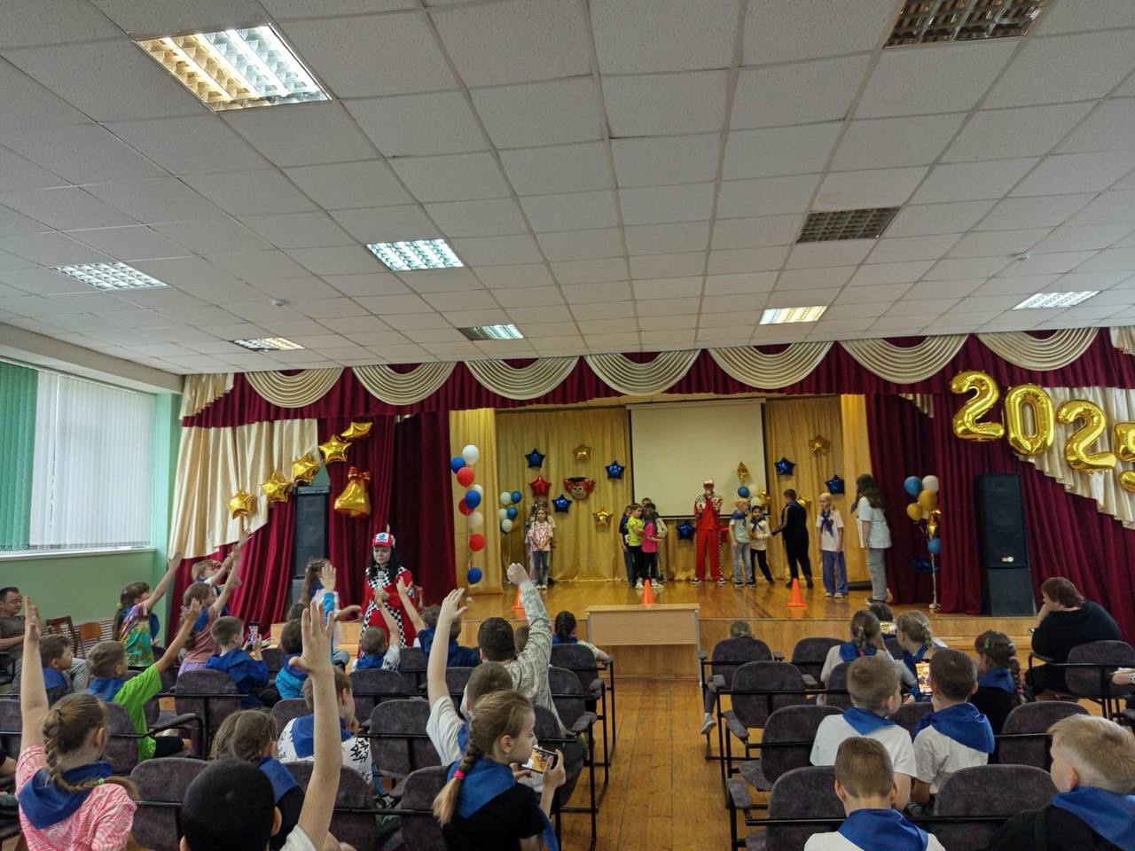 Первый день в школьном лагере «Шахматное королевство».