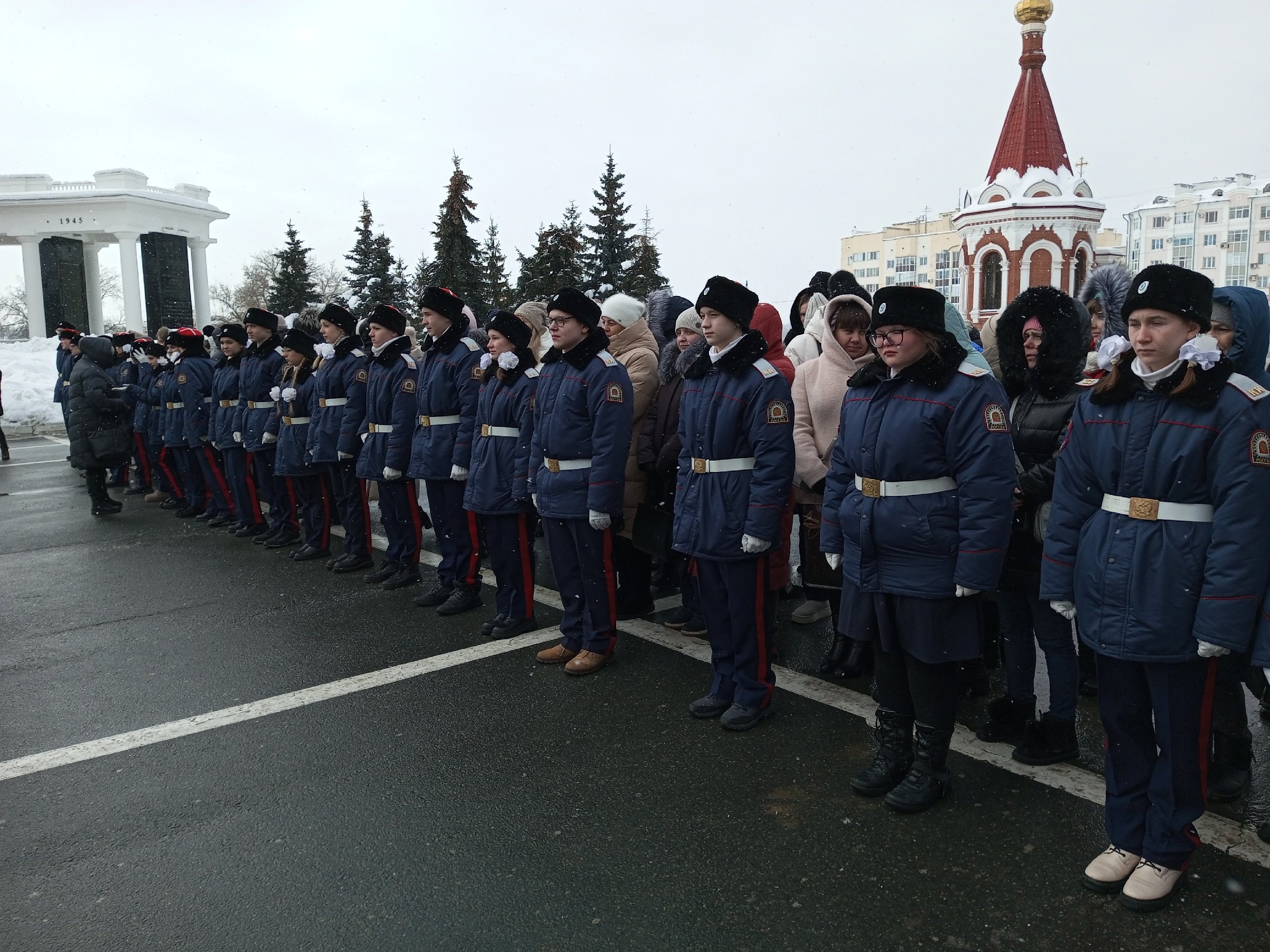 Возложение цветов &amp;quot;В память о погибших в годы Великой Отечественной войны&amp;quot;.