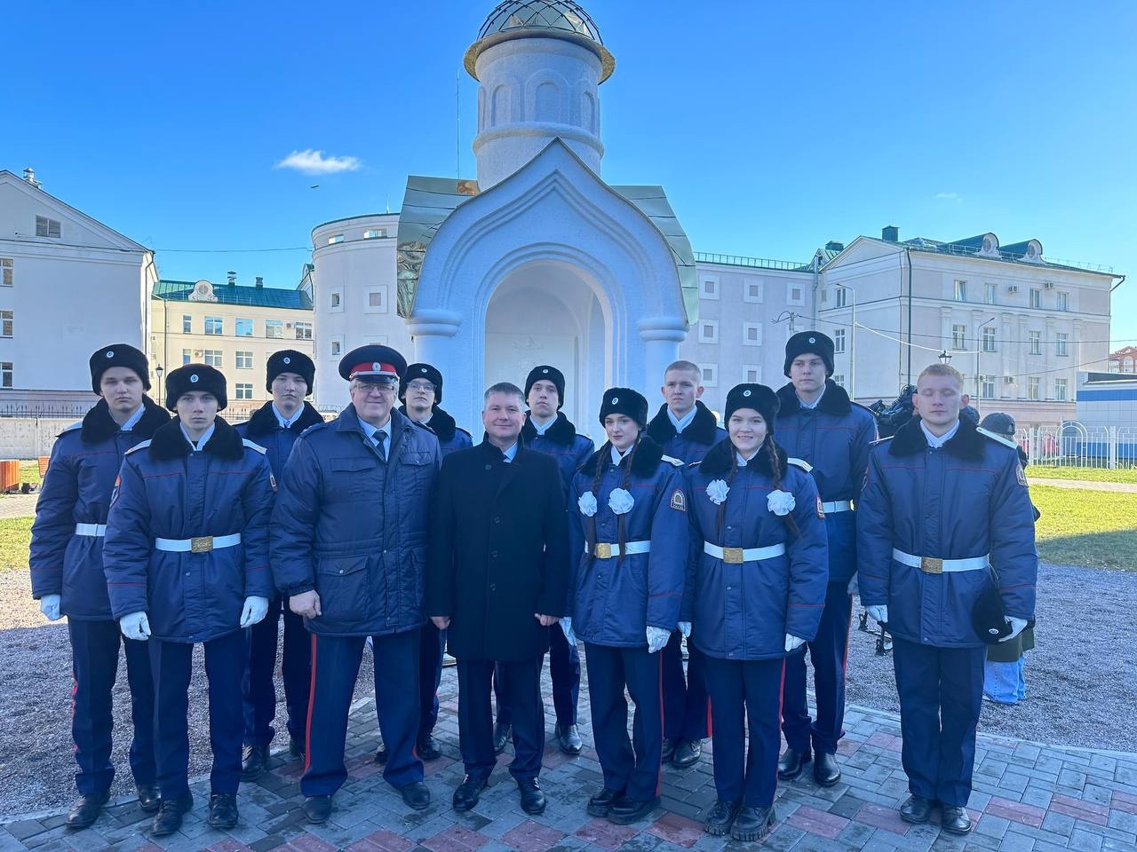 Освящение часовни в сквере Защитников Донбаса.