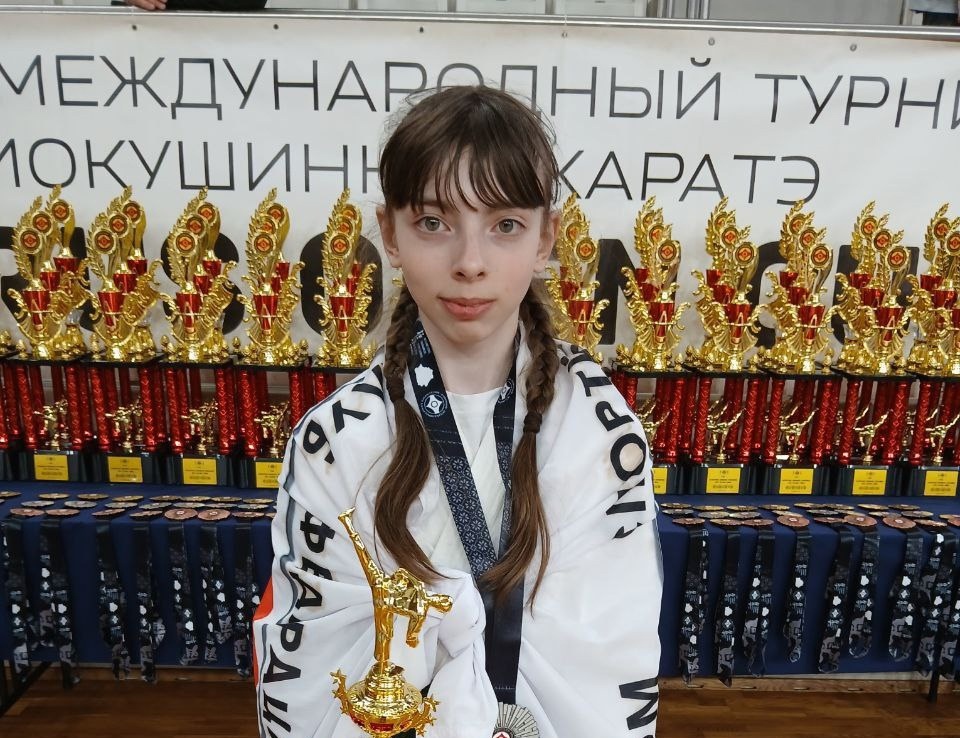 Анастасия Лядова стала серебряным призёром международного турнира по киокушинкай.