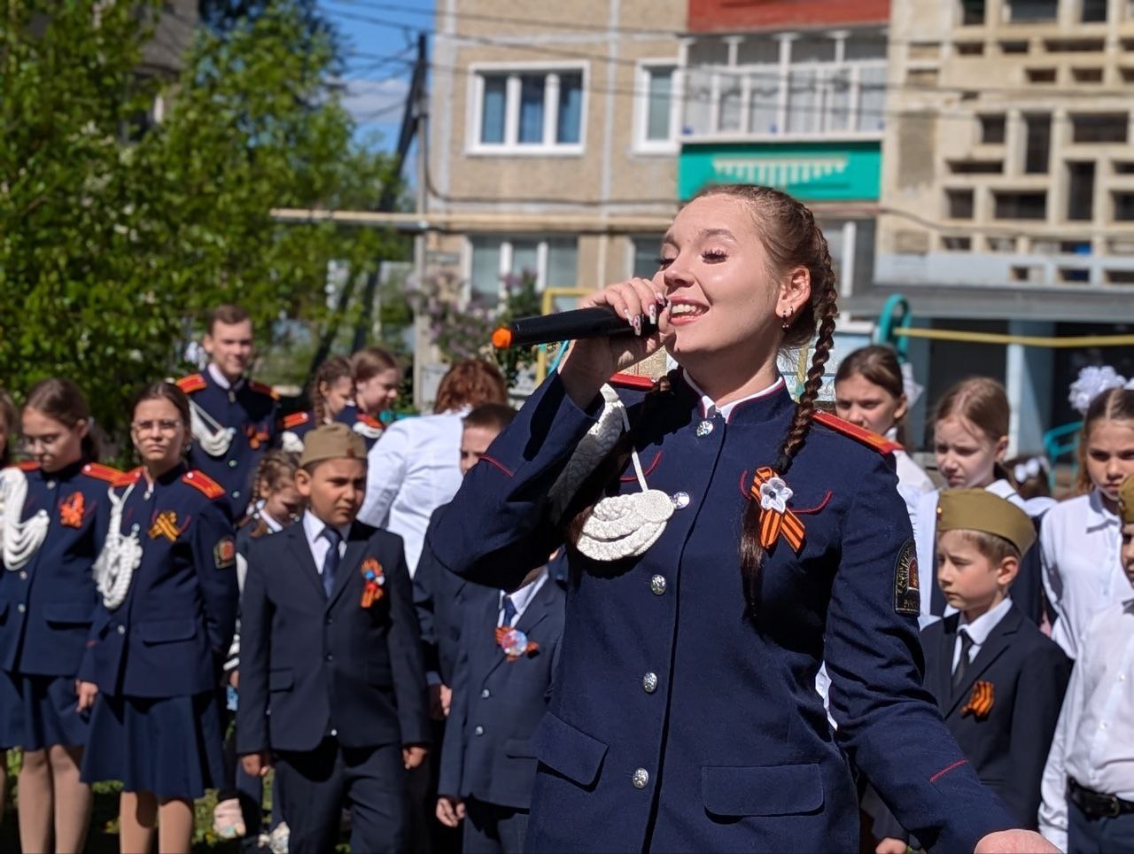 Праздничный концерт в честь Дня Победы.