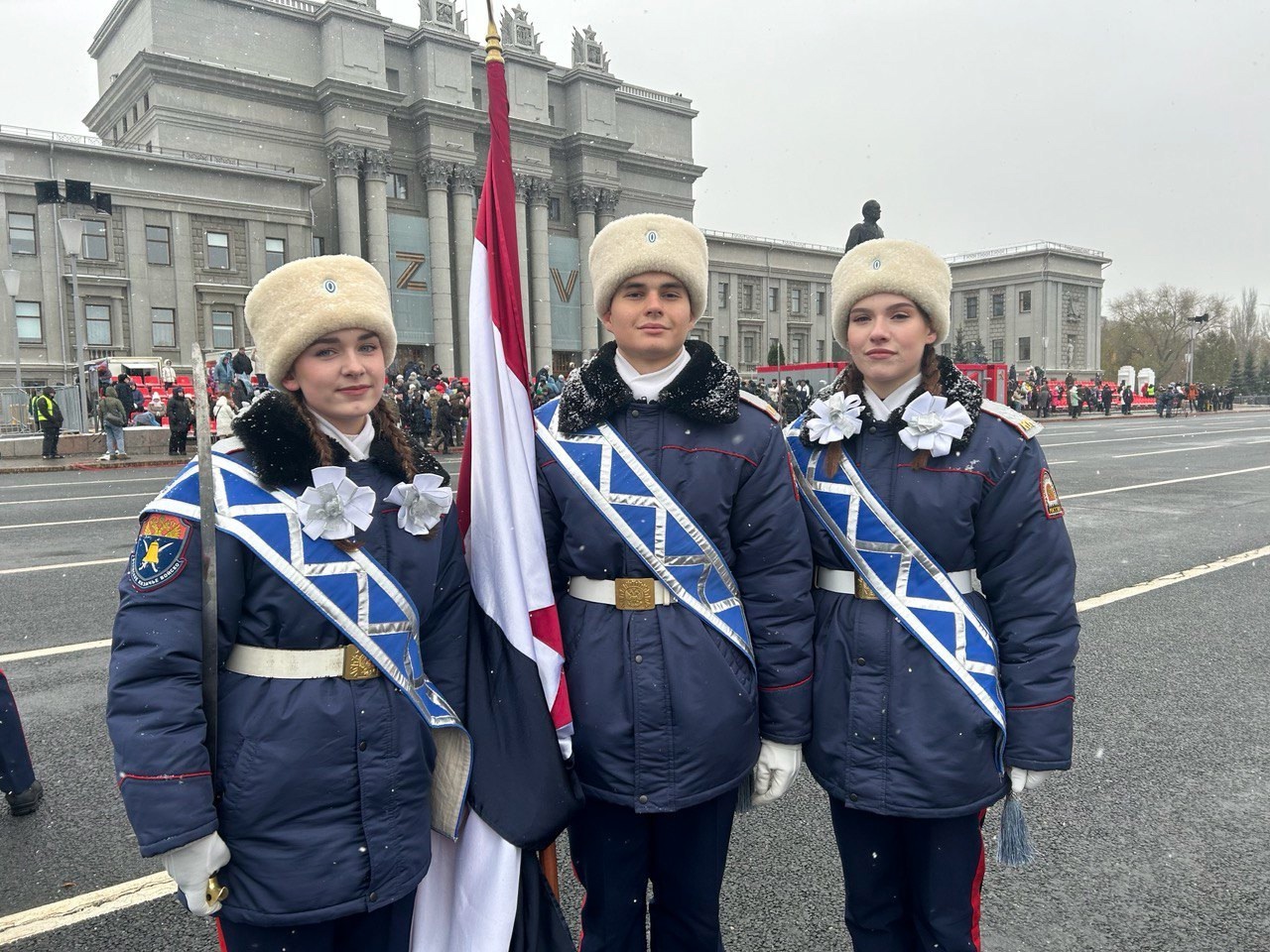 7 ноября кадеты школы № 30 представили Мордовию на Параде Памяти в Самаре.